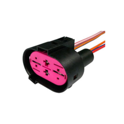 Chicote do Eletroventilador Passat Importado Jetta Amarok 4 Vias Fêmea - Rainha das Sete - ETE5771  