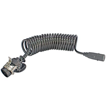 Chicote Elétrico Cavalo Carreta Com Freio Abs Rastreador Iluminação 6,5 Metros Bivolt Completo 7 Fios Com 2 Tomadas - DNI8366