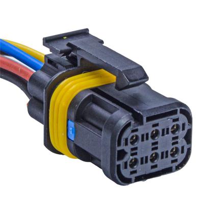 Chicote Farol Scania 6 Vias Fêmea - TC 106.3134