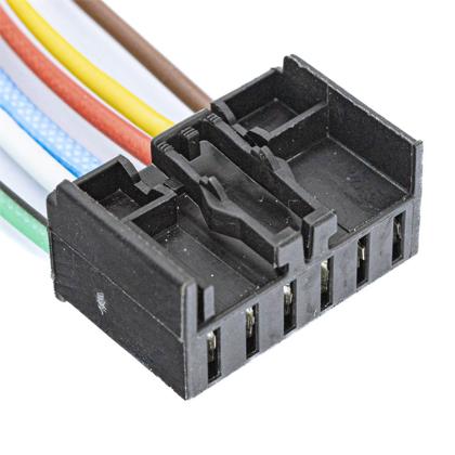 Chicote Levantador Vidro Elétrico Palio 6 Vias Fêmea - Rainha das Sete - ETE7669  