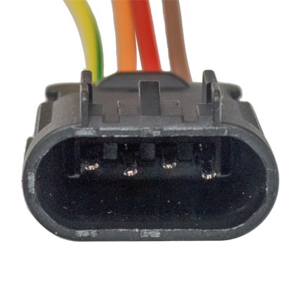 Chicote Reparo da Injeção Eletrônica 4 Vias Macho - Rainha 7 - ETE9576  