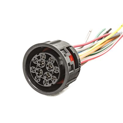 Chicote Reparo Redondo Mercedes Volvo 12 Vias Fêmea - R7 - ETE5755
