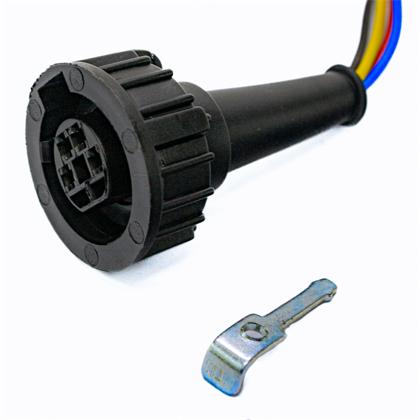 Chicote Sensor Hall Velocidade Mercedes Volvo Reto 4 Vias Fêmeas - TC104.1998  