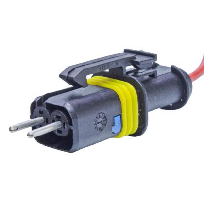 Chicote Seta Dianteira Scania Volvo Guia Lado Esquerdo 2 Vias Macho - TC 202.2430