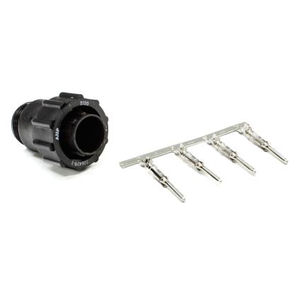 Conector Circular CPC Reverse Série 4 Vias Macho - Rainha Das Sete - ETE7573/04  