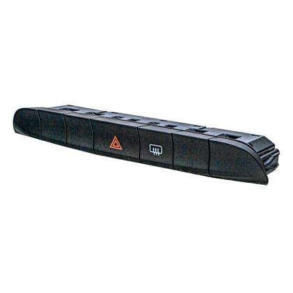 Conjunto Interruptor Painel Mobi 1.0 6V 8V Firefly Fire Evo 2016 a 2020 Com Pisca Alerta Desembaçador Traseiro 4 Vias - KOSTAL - 10130933  