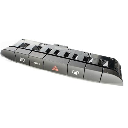 Conjunto Interruptor Painel Mobi 2016 a 2020 com Farol Neblina Assistente Direção Pisca Alerta Desembaçador Vidros  - Kostal - 10130937  