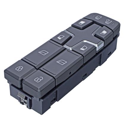 Conjunto Teclas Vidro Elétrico Volvo FH FM FMX NH 2015 a 2021 Lado Motorista Completo- OSPINA OSP021323  