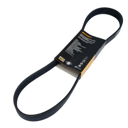 Correia Alternador Captur 1.6 16V Logan II 1.6 16V Oroch 1.6 16V Sandero 1.6 16V Sandero RS 1.6 16V - Continental 7PK1051 ELASTICA  