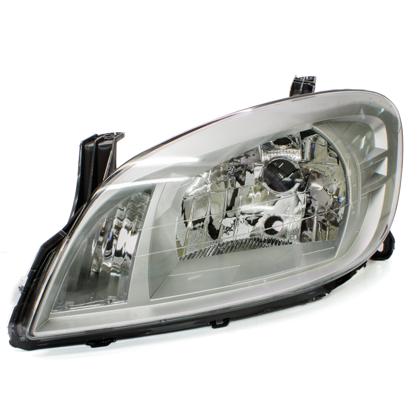 Farol Celta Prisma 2012 a 2015 Lado Motorista Com Máscara Cinza - FORTLUZ - 939MC  