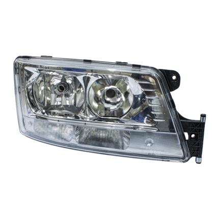 Farol Man TGX Euro 6 Após 2019 VW Meteor 28480 29530 Após 2021 Lado Passageiro Com Seta Com DRL Luz Diurna - NINO F-364M