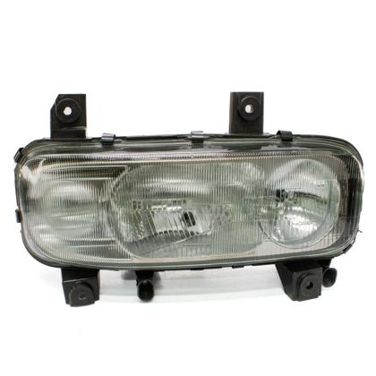 Farol Mercedes Atego 1315 1318 2006 a 2010 H4/H1 Lado Passageiro com Auxiliar Neblina - Fortluz - 546-S/L