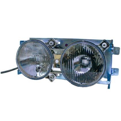 Farol Mercedes Benz 710 712 715 812 814 1620 Ls1938 Lk2638 Após 2000 Lado Passageiro H1/H1 Sem Moldura Soquete - Pradolux - PL7002.01.22