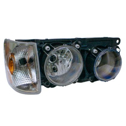 Farol Mercedes Benz Atron 1319 1635 1719 2324 Bicudo 2012 à 2021 Lado Passageiro H7 H1 Farolete com Seta Soquete - Pradolux - PL7028.91.22