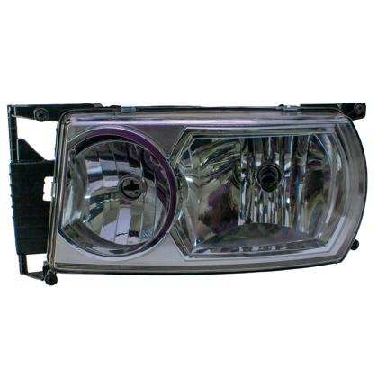 Farol Scan R500-470 Série 5 6 Após 2011 Lado Motorista H1 H7 Sem Vigia Seta 4 Pinos - Pradolux - PL6028.42.02