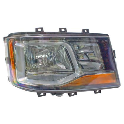 Farol Scan Série 6 NTG Lado Passageiro Com Seta Laranja - PRADOLUX - PL6042.01.02  