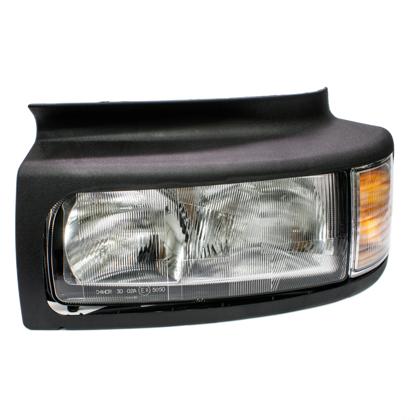 Farol Volvo VM17 VM23 Canavieiro Minerador 2005 a 2024 H1/H1 Lado Motorista com Seta - Nino F523ML
