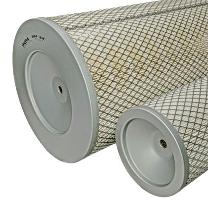 Kit Filtro Ar Primário Secundário Liugong Série Clg King Long Série Klq Sany Pq190iiia Série Sy Dongfeng Sakura Cummins - Wega - WAP164K  