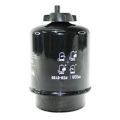 Filtro de Combustível Atlas Copco Gerador Caterpillar Escavadora Mini Carregadeira Retroescavadeira - Wega - FCD0195  