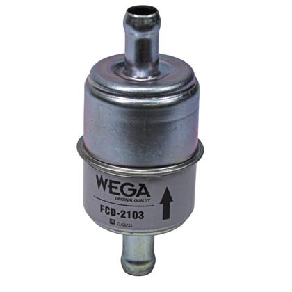 Filtro de Combustível Carregadora 444K 644K Skidder 560D Komatsu Escavadora PC200LC-6 - Wega FCD2103  
