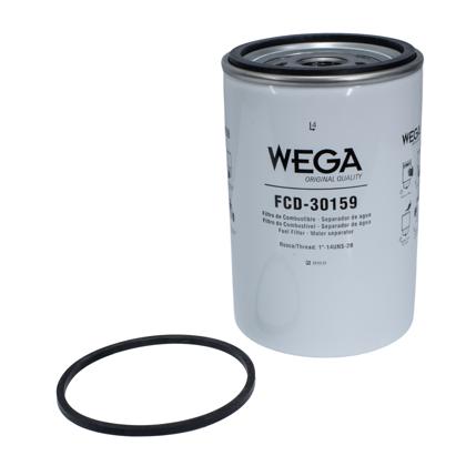 Filtro de Combustível Cat Carregadeira 924K 930K 938K 950K 962K Cat Retroescavadeira 416F 420F 428F 432F 434F 444F - WEGA FCD30159  