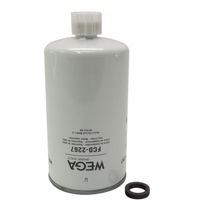 Filtro de Combustível Escavadeira Hidráulica E215 Hyundai HL7307 R140LC JCB Komatsu Volvo SD70D  SD70F - Wega - FCD2267  