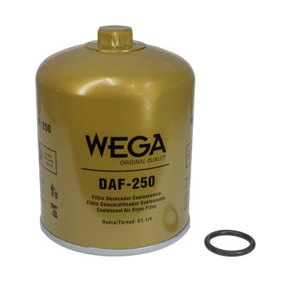 Filtro Desumidificador Sistema Freio Scania P G R S Euro 5 Após 2019 Coalescente Dourado - Wega DAF250  