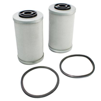 Filtro Do Combustível Trator 985 A2000 FB80 7515 4040 1/2 Litros Bomba Injetora Par - WEGA - FCD0710/1-2  