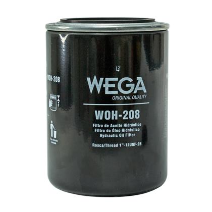 Filtro Hidráulico Agco Caterpillar Doosan Mercedes Volvo - Wega - WOH208  