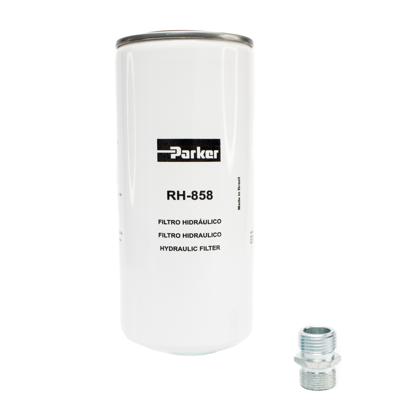Filtro Hidráulico ZF Trator 621C 721B 544E 644G Liugong CLG835 CLG856 SDLG LG936 CLG856 Com Niple - RACOR - RH-858