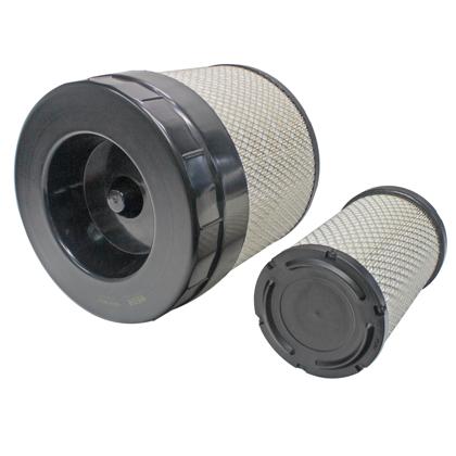Kit Filtros Ar Motor Máquinas Agrícolas T6090 T7030 T7040 T7050 T7060 T7070 165cvt 195cvt 6165cvt 6180cvt JCB - Wega - WAP902K  