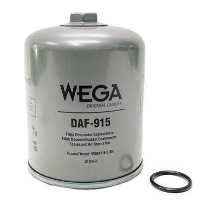 Filtro Secador Válvula APU DAF CF85 XF105 Motor Paccar MX 13 após 2021 - Wega - DAF915  