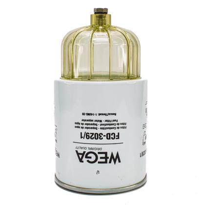 Filtro Separador De Água Daily Ecoline 35S14 45S17 70C17 55S17 Euro 5 Após 2013 Cabine Simples Com Válvula Copo Fixo - WEGA - FCD3029/1  