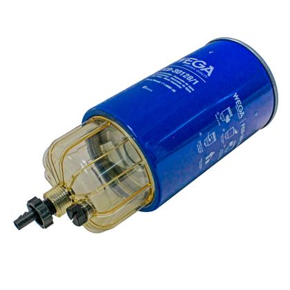 Filtro Separador De Água Scan R164 R420 K270DC K310DC K340DC K380DC Com Copo Fixo - WEGA - FCD30128/1   