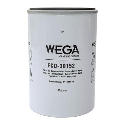 Filtro Separador de Água Stralis 480 Trakker 420 Mercedes 1420 1620 Volvo B7r290 Btr290 Liebherr Série Lh Cummins - Wega - FCD30152  