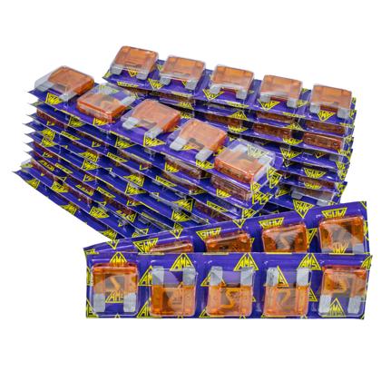 Fusível Lamina 40 Amperes Maxi Laranja 100 Peças - AMS18040   