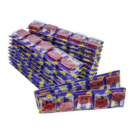 Fusível Lamina 50 Amperes Maxi Vermelho 100 Peças - AMS18050  