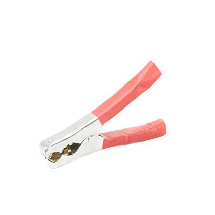 Garra de Bateria Jacaré 800A Ponta de Latão Espaguete Vermelho - MTM Garras - 9062E10V  