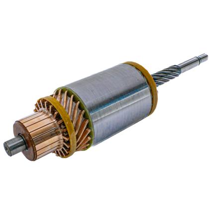 Induzido Do Motor De Partida JF Mercedes Benz OF1115 OH1318 Cargo 1618 Fiat Allis FH200 FR12B Iveco Komatsu 24V 10 Estrias - ZEN - 24054  