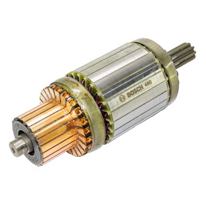 Induzido do Motor de Partida Escavadeira 320B 1998 à 2001 24V - Bosch - F042040006  