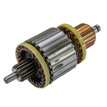 Induzido Motor de Partida Audi A3 A4 A6 Jetta New Beetle Polo Cbt Yanmar 12V 16 Estrias - Arielo - AR0244  