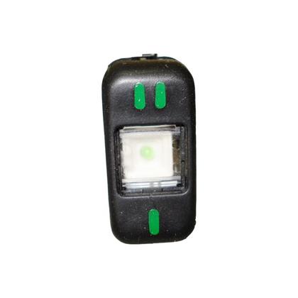Tecla Interruptor Mercedes Caminhões Ônibus 1988 a 2012 Preto 12 Volts 2 Posições Sem Retorno - Kostal - 3931020  