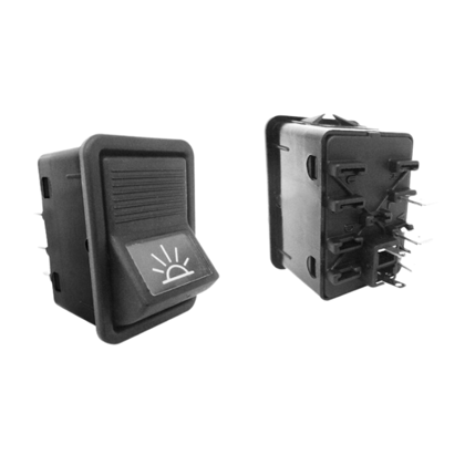 Interruptor Iluminação do Motorista Mercedes Lo610 O500 Of1721 1214C 1944S 24V - Kostal - 3833160  