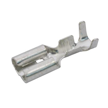 Kit 100 Terminais Encaixe Fêmea 4,8mm Fio 1,00mm Com Trava Estanhado - Rainha das Sete - ETE7027AE  