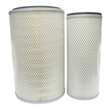 Kit Filtros Ar Primário Secundário Liugong CLG230 CLG418 CLG856 CLG862 CLG920C CLG925LC X15 Dongfeng Xcmg - Wega - WAP953K  