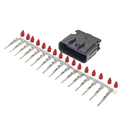 Kit Chicote Injeção Eletrônica 16 Vias Macho - Rainha das Sete - ETE8127  
