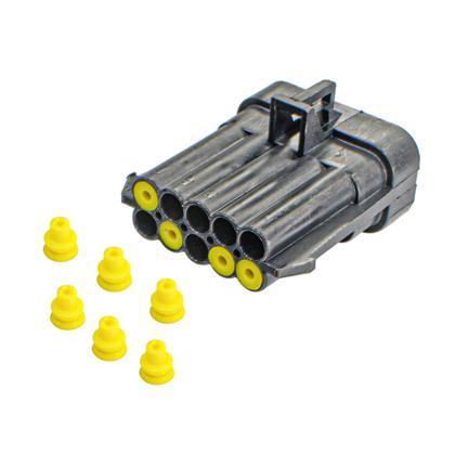 Kit Chicote Injeção Eletrônica 10 Vias Macho - RAINHA 7 - ETE8560  