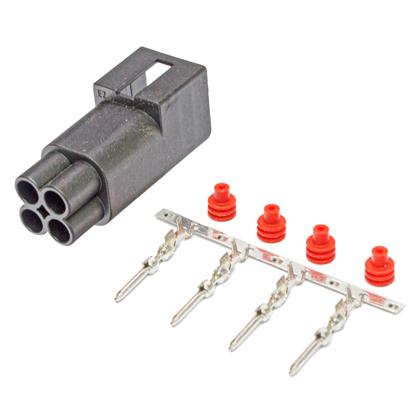 Kit Chicote Sonda Lambda Escort Fiesta Zetec 4 Vias Macho - Rainha das Sete - ETE6061  