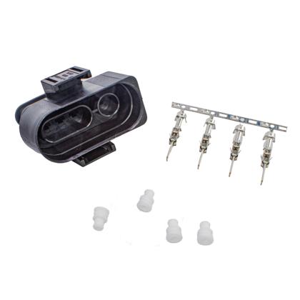 Kit Chicote Sonda Lambda Gol Mi Golf Audi A4 1.8 2.8 A6 2.4 2.8 Após 1996 4 Vias Macho - Rainha Das Sete - ETE8753  