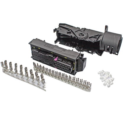 Kit Conector Modulo EDC7 Injeção Eletrônica Volkswagen Caminhões Ônibus Cargo FordBus 89 Vias - Rainha 7 - ETE6997